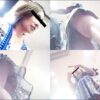 ヒラヒラスカート店員お姉さんの生尻と食い込みTバックを逆さ盗撮した動画