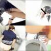 初々しい薄毛マンコがたまらない童顔乙女が特大ウンコをひねり出すトイレ盗撮動画